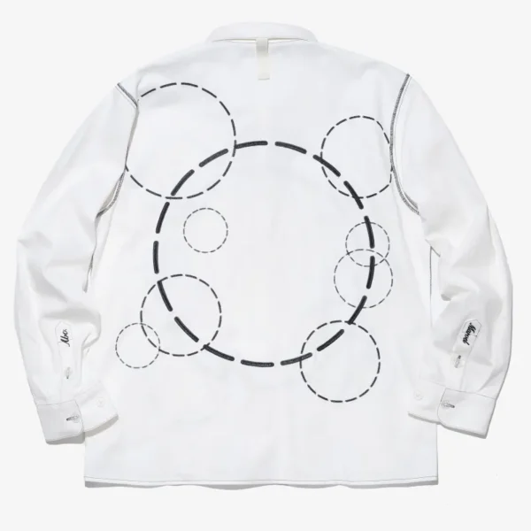 White ABC x Fantastic Four Invisibility Forcefield Shirt Back Side