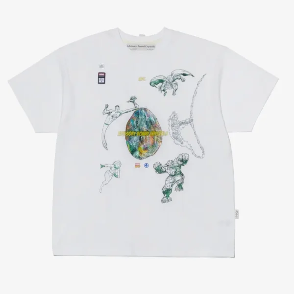 White ABC x Fantastic Four Multiversal Opal T-Shirt