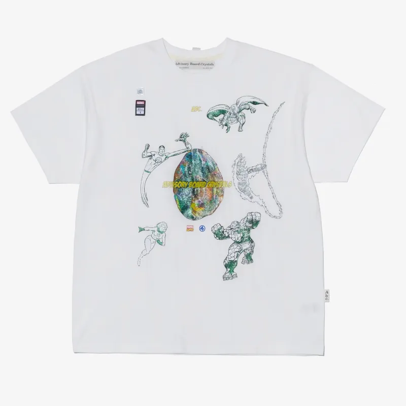 White Abc X Fantastic Four Multiversal Opal T-Shirt