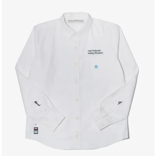 White ABC x Fantastic Four Reed's Oxford Shirt