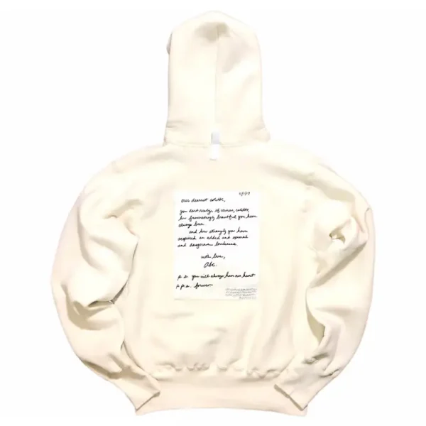 Advisory Board Crystals x Colette Love Letter Hoodie Back
