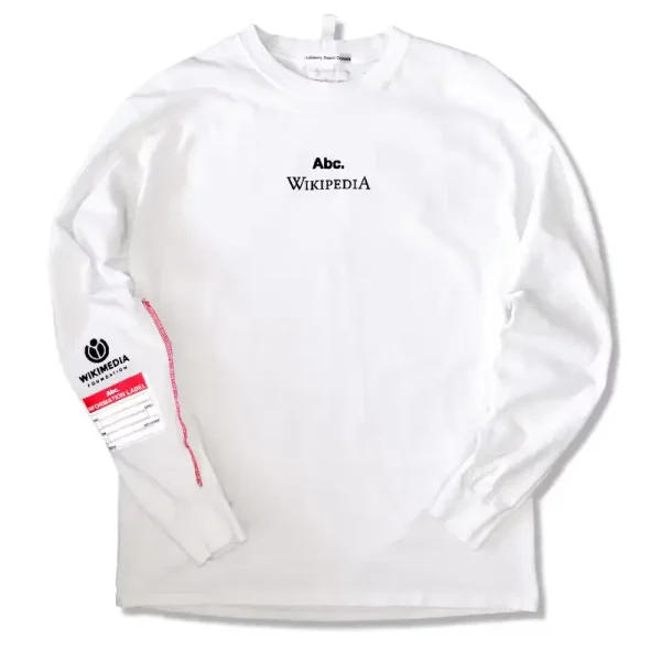 White Advisory Board Crystals x Wikipedia T-Shirt