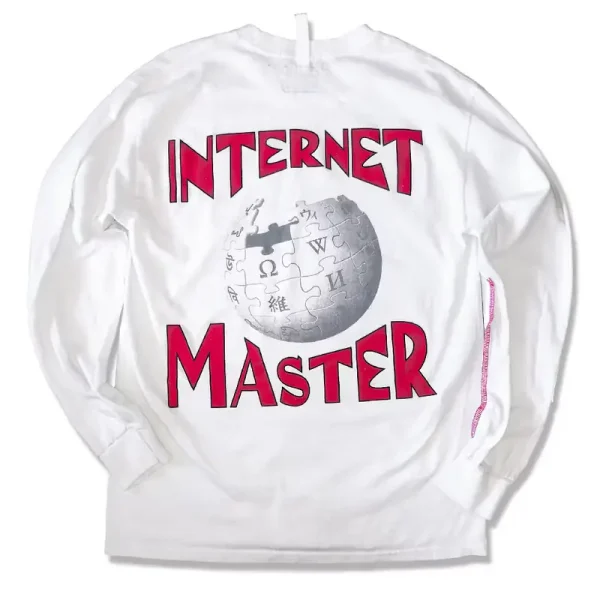 White Advisory Board Crystals x Wikipedia T-Shirt Back