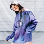 Blue Advisory Board Crystals x A Ma Maniere Long Sleeve Tee