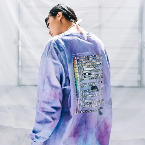 Blue Advisory Board Crystals x A Ma Maniere Long Sleeve Tee Back