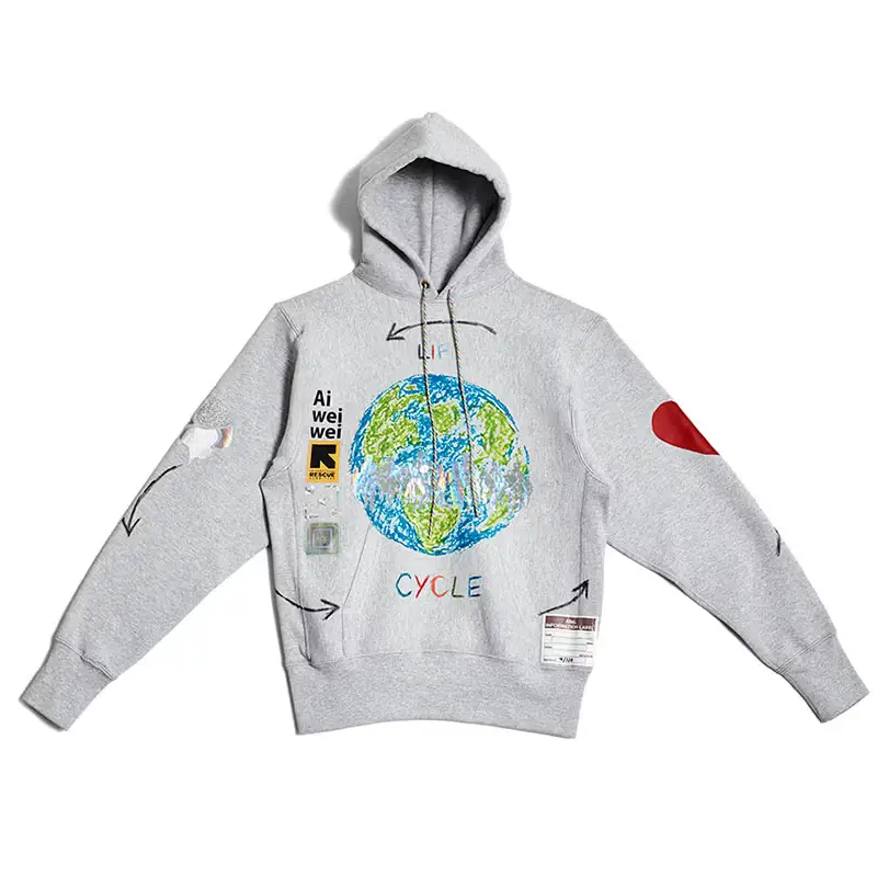 Grey Advisory Board Crystals x Ai Weiwei x IRC x The Marciano Art Foundation Hoodie - ABC Abc X Ai Weiwei X Irc X Marciano Art Foundation Hoodie