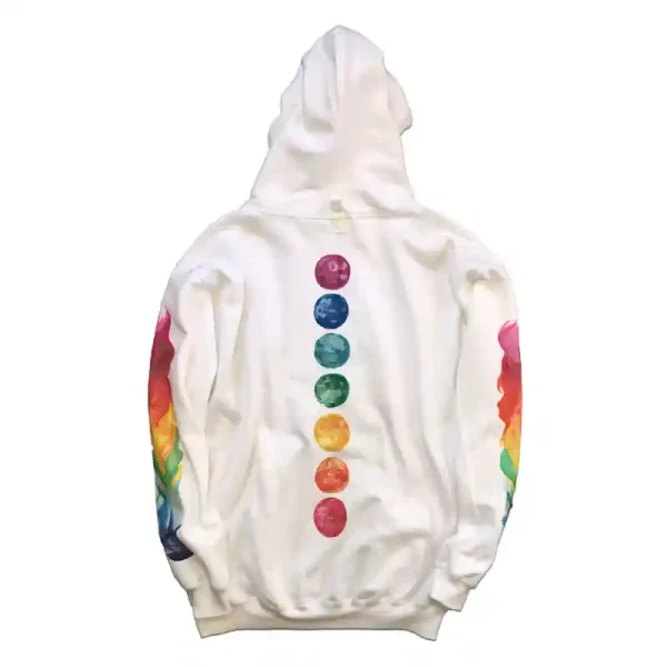 Advisory Board Crystals Hand Painted Chakra Hoodie Back